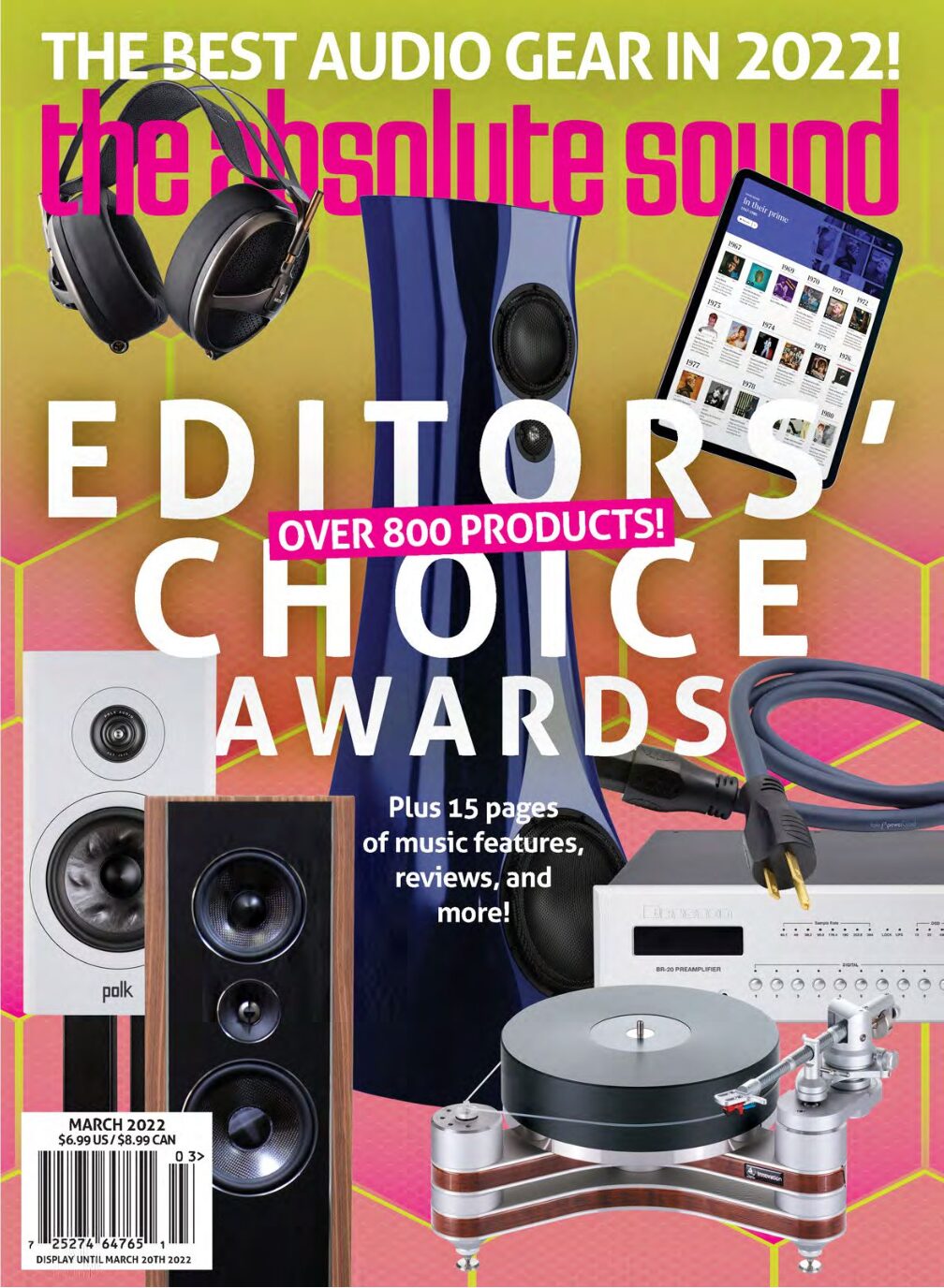 The absolute Sound 2022 Editors choice. The absolute Sound. Sound the March.